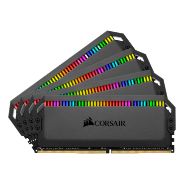 32GB Kit (4 x 8GB) DOMINATOR® PLATINUM RGB DDR4 3600MHz, CL18, Black, RGB LED, DIMM Memory