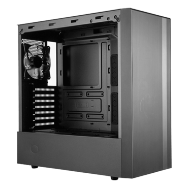 MasterBox NR600, Tempered Glass, No PSU, ATX, Black, Mid Tower Case
