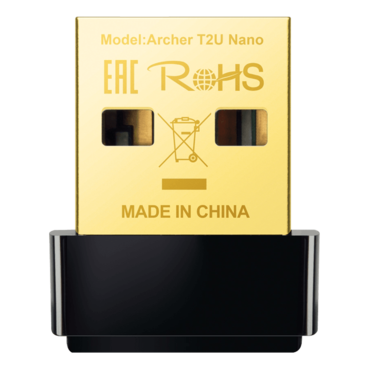 Archer T2U Nano, AC600, Dual-Band, Wi-Fi 5, USB Wireless Adapter