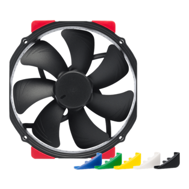 NF-A15 HS-PWM chromax.black.swap 140mm, 1500 RPM, 82.5 CFM, 24.6 dBA, Cooling Fan