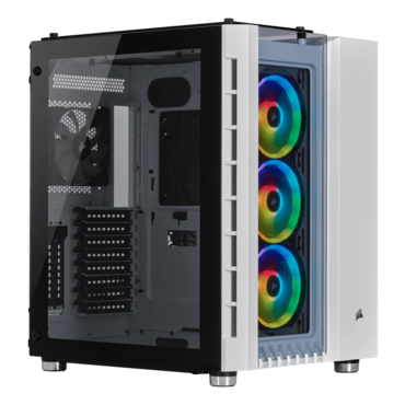 Crystal 680X RGB, Tempered Glass, No PSU, E-ATX, White, Mid Tower Case