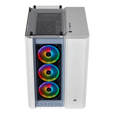 Crystal 680X RGB, Tempered Glass, No PSU, E-ATX, White, Mid Tower Case