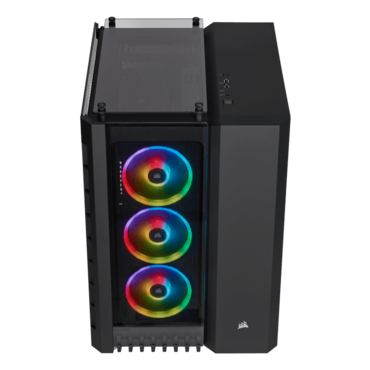Crystal 680X RGB, Tempered Glass, No PSU, E-ATX, Black, Mid Tower Case