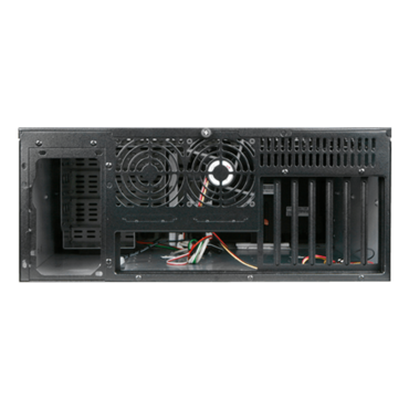 D Storm D-407SE-SL-TS859, Silver Bezel, w/ 8" Touch Screen LCD, 3x 5.25", 1x 3.5" Drive Bays, No PSU, ATX, Black/Silver, 4U Chassis