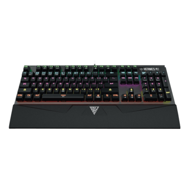 GAMDIAS HERMES M1 7 color Mechanical Gaming Keyboard with Blue Switches / Attachable Palm Rest