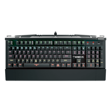 HERMES M2, 7 Color Backlit, Wired USB, Black, Optical Mechanical Gaming Keyboard