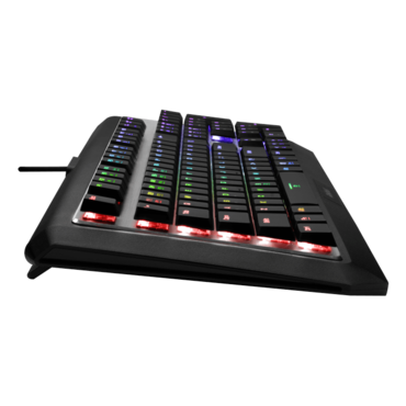 HERMES P3, RGB, GAMDIAS LP Blue, Wired, Black, Mechanical Gaming Keyboard