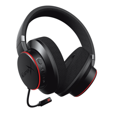 Sound BlasterX H6, Virtual 7.1 Surround Sound, Wired, Black, Gaming Headset