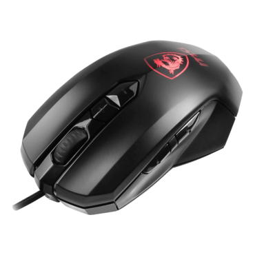 S12-0401520-AA3, Red, 6400-dpi, Wired, Black, Optical Gaming Mouse