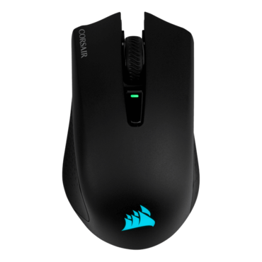 HARPOON RGB, 1 RGB Zones, 10000-dpi, Wired/Wireless/Bluetooth, Black, Optical Gaming Mouse