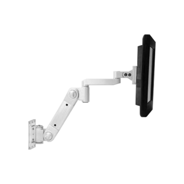 Wall Mount LCD Arm with Heavy Load Extension, White