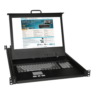 17 inch Hi-Res DVI USB + PS/2 KVM Drawer with Numeric Keypad