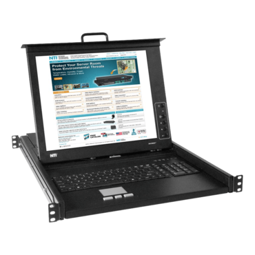 17 inch High Resolution VGA USB KVM Drawer with 16-Port High Density Switch & Additional Transparent USB Ports