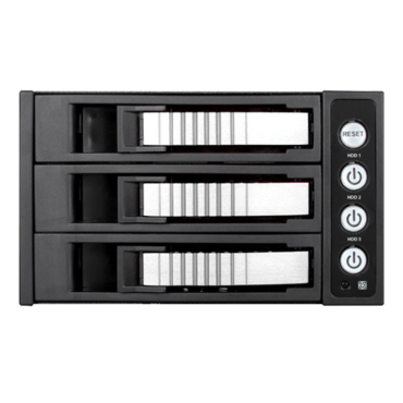BPU-230HD-SILVER 2x 5.25&quot; to 3x 3.5&quot; 2.5&quot; 12Gb/s HDD SSD Hot-swap Rack