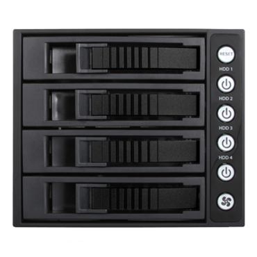 BPU-340HD-BLACK 3x 5.25&quot; to 4x 3.5&quot; 2.5&quot; 12Gb/s HDD SSD Hot-swap Rack