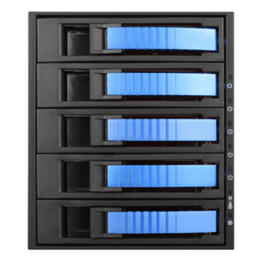 BPU-350HD-BLUE 3x 5.25&quot; to 5x 3.5&quot; 2.5&quot; 12Gb/s HDD SSD Hot-swap Rack