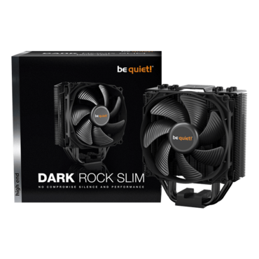 Dark Rock Slim, 159mm Height, 180W TDP, Copper/Aluminum CPU Cooler