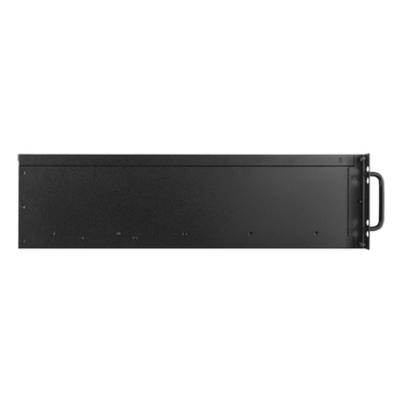 D-3100HB-BLUE, Blue HDD Handle, 10x 3.5" Hotswap Bays, No PSU, ATX, Black/Blue, 3U Chassis