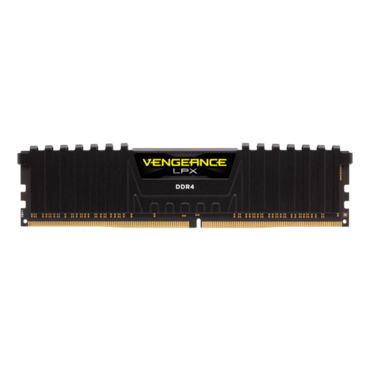 64GB Kit (2 x 32GB) VENGEANCE® LPX DDR4 2666MHz, CL16, Black, DIMM Memory