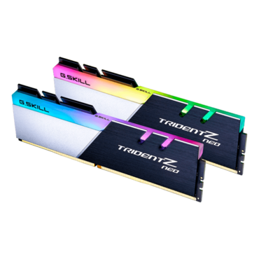 32GB Kit (2 x 16GB) Trident Z Neo DDR4 3600MHz, CL16-19-19-39, Black-Silver, RGB LED, DIMM Memory