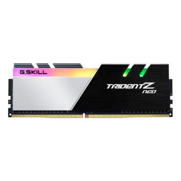 32GB Kit (2 x 16GB) Trident Z Neo DDR4 3600MHz, CL16-19-19-39, Black-Silver, RGB LED, DIMM Memory