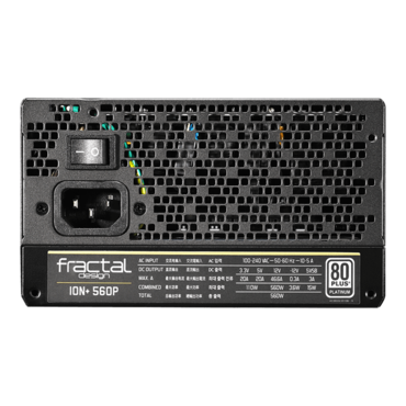 Ion+ 560P, 80 PLUS Platinum 560W, Fully Modular, ATX Power Supply