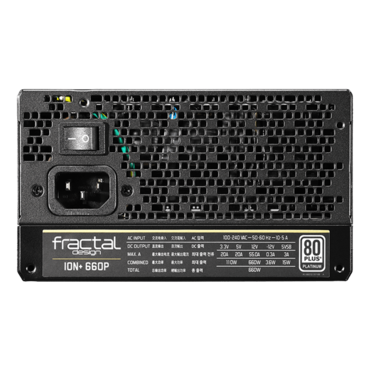 Ion+ 660P, 80 PLUS Platinum 660W, Fully Modular, ATX Power Supply