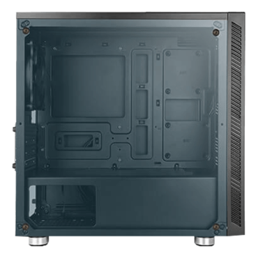 VSK10 Window, Acrylic Side Panel, No PSU, microATX, Black, Mini Tower Case