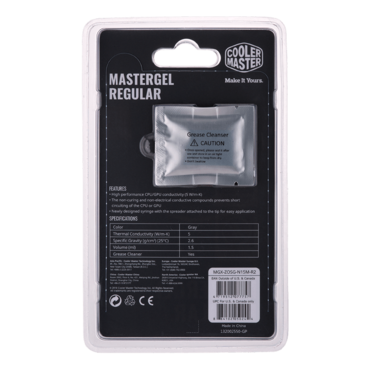 MasterGel Regular, 3.7g, 5 W/m.k, Grey Thermal Paste