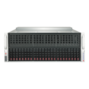 SuperServer 4029GP-TRT3, 4U, Intel® C622, 24x 2.5&quot; SAS/SATA Hotswap, Dual 10Gb Ethernet, 2000W Rdt (2+2) PSU