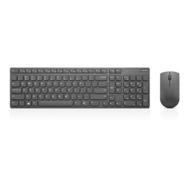 4X30T25785, Wireless, Iron Grey, Membrane Slim Keyboard & Mouse