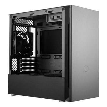 Silencio S400, No PSU, microATX, Black, Mini Tower Case