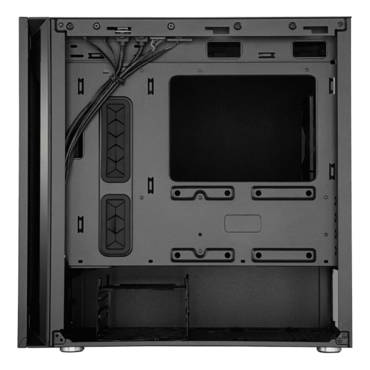 Silencio S400, No PSU, microATX, Black, Mini Tower Case