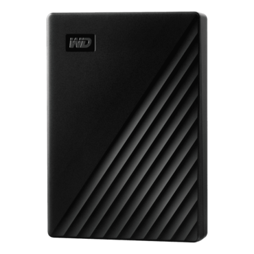 5TB My Passport, USB 3.2 Gen 1, Portable, Black, External Hard Drive