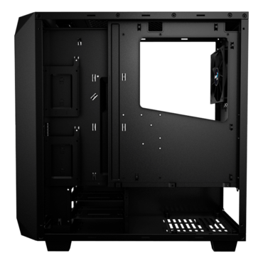 Project 7, Tempered Glass, No PSU, ATX, Black, Mid Tower Case