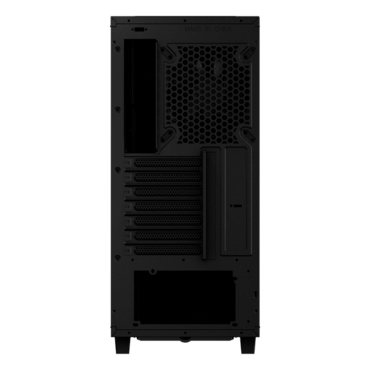 Project 7, Tempered Glass, No PSU, ATX, Black, Mid Tower Case