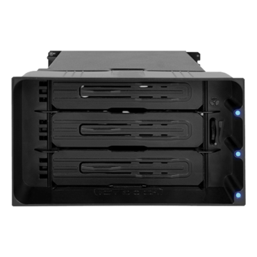 MB830SP-B flexiDOCK, 2x 5.25&quot;  to 3x 3.5&quot;, SAS/SATA 6Gb/s, HDD, Black Hot Swap Module