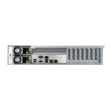 IW-RS212-02M-CR550.H, 12x 3.5"/2.5" External Bays, 2x 2.5" Internal Bays, 550W Rdt PSU, EEB, Black/Grey, 2U Chassis - TAA Compliant