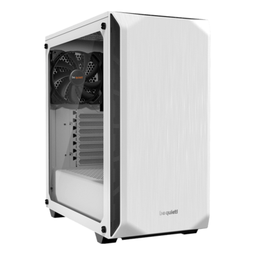 Pure Base 500, Tempered Glass, No PSU, ATX, White, Mid Tower Case