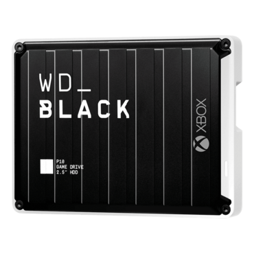 5TB BLACK P10 Game Drive, USB 3.2 Gen 1, Portable, Black/White, External Hard Drive for Xbox One™