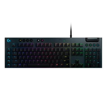 G815, Per Key RGB, GL Clicky, Wired, Black, Mechanical Gaming Keyboard