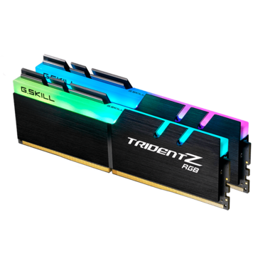 16GB Kit (2 x 8GB) Trident Z RGB DDR4 4133MHz, CL17, Black, RGB LED, DIMM Memory