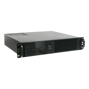 WD1880-D214MATX 18U 800mm Depth Simple Server Rack with 2U Compact microATX Rackmount Chassis