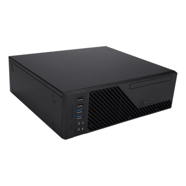 CJ712, 265W PSU, microATX, Black, Slim Case