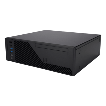 CJ712, 265W PSU, microATX, Black, Slim Case