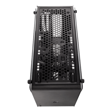 OPHION, Tempered Glass, No PSU, Mini-ITX, Black, Mini Tower Case