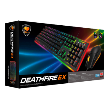 DEATHFIRE EX, RGB, Wired, Black, Hybrid Mechanical Gaming Keyboard & Mouse