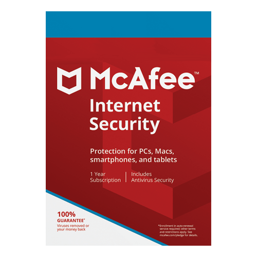 McAfee Internet Security 1 Year, 1 Device