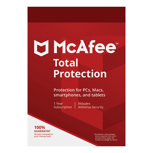 McAfee Total Protection 1 Year, 1 Device