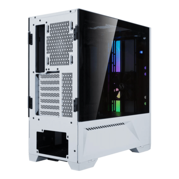 LANCOOL II, Tempered Glass, No PSU, E-ATX, White, Mid Tower Case